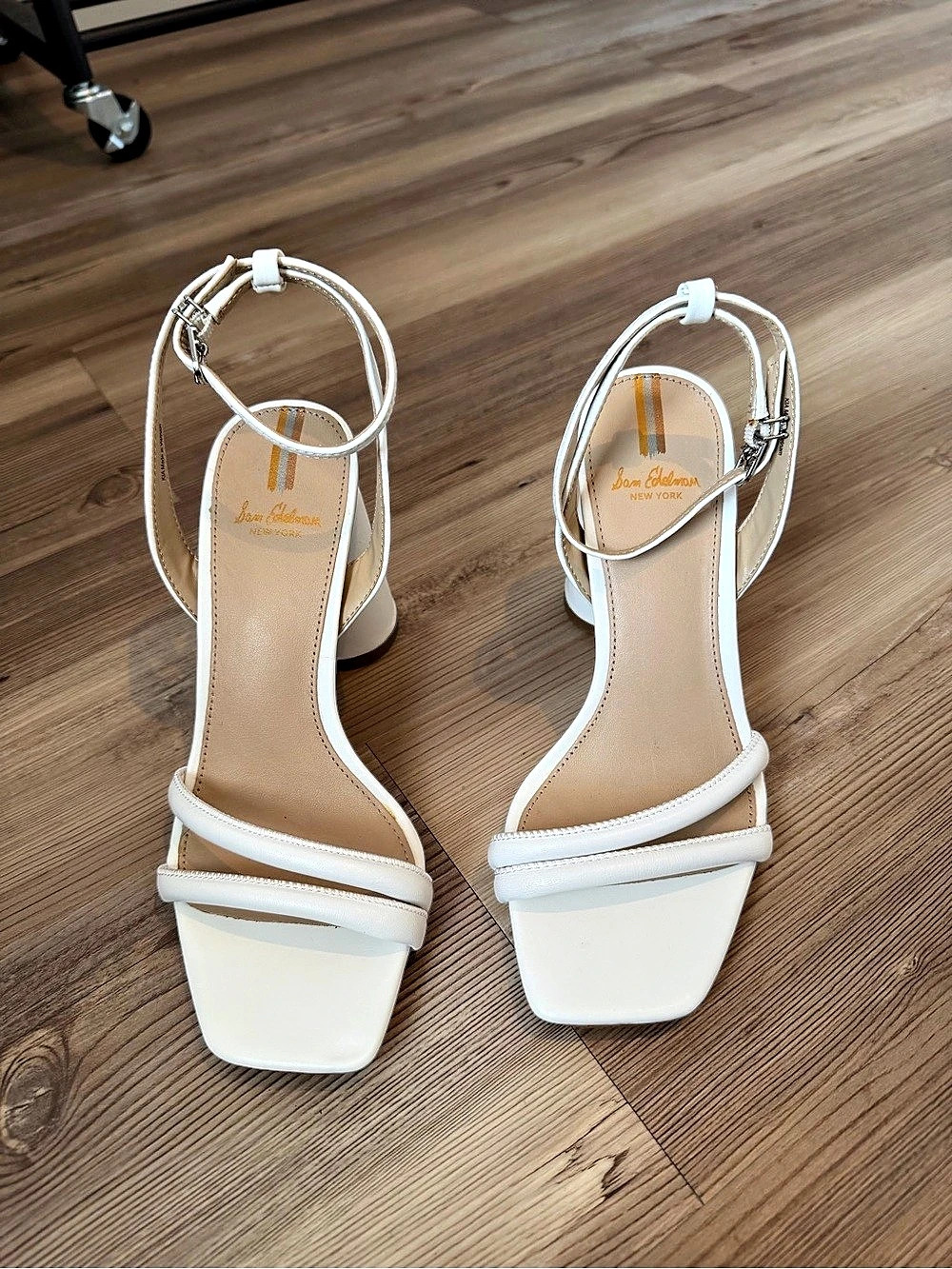 Sam Edelman Daniella Block Heel Sandal White